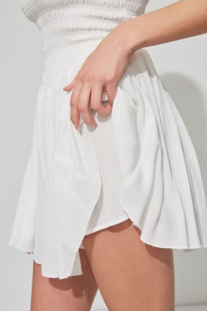 Kayley Smocked Tube Romper