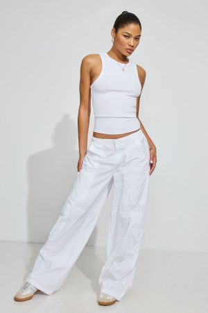 Poplin Extreme Baggy Cargo Pants