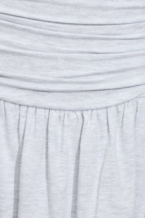 Flirty Hem Tube Romper Dress