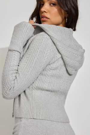 Cable Knit Zippy