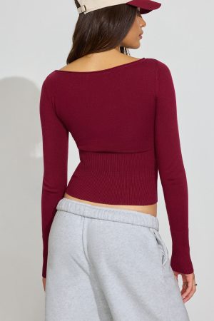 Ryan Fitted Boatneck Sweater