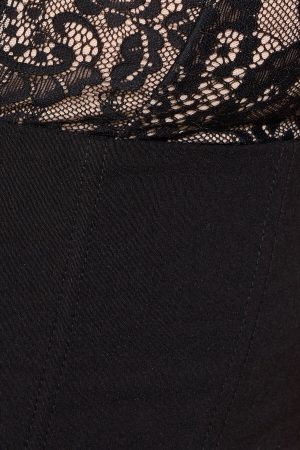 Hannah Lace Halter Corset Top