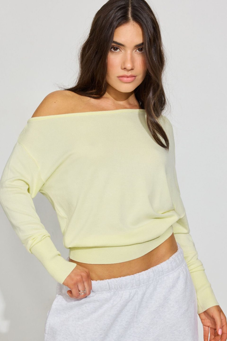 Rae Asymmetric Fine Sweater