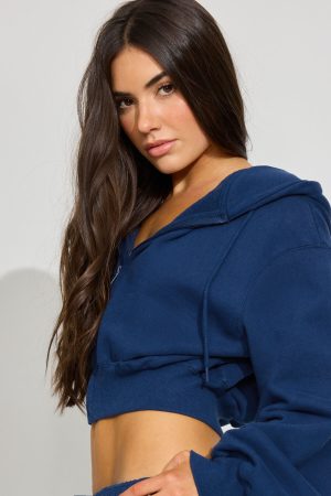 SoftTerry Bubble Zip Hoodie