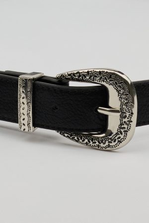 Western Concho Strap Belt