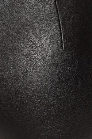 Faux Leather Micro Shorts