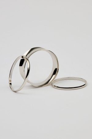 Set of 3 Convex & Wave Bangles